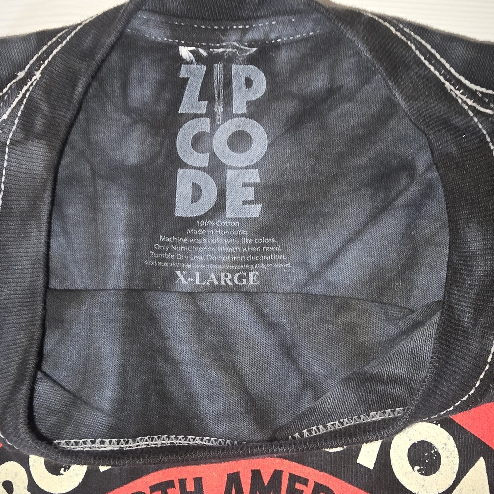 2015 XL Rolling Stones Zip Code Tour T-Shirt - Picture 5 of 5